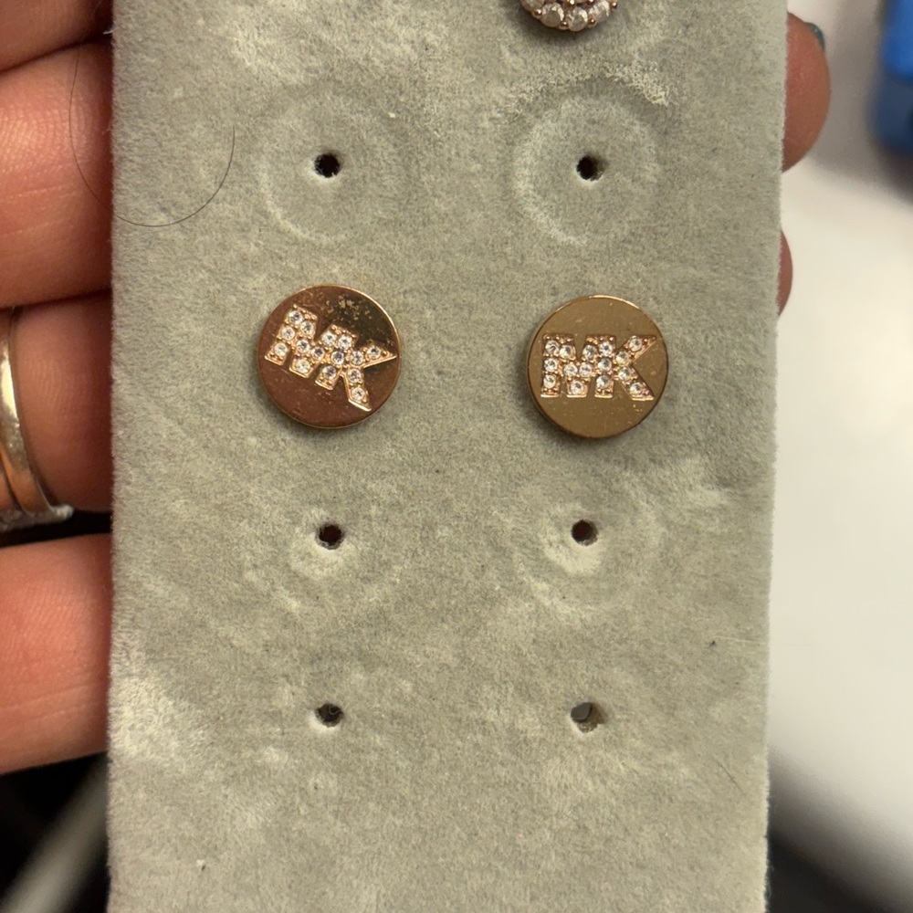 Michael Kors RoseGold Stud Earrings